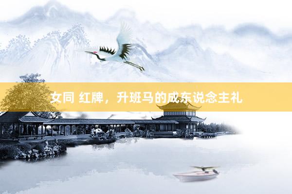女同 红牌，升班马的成东说念主礼