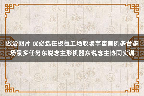 做爱图片 优必选在极氪工场收场宇宙首例多台多场景多任务东说念主形机器东说念主协同实训